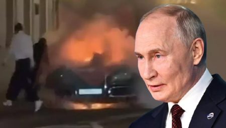 Rusya’da Devlet Başkanı Vladimir Putin’e suikast teşebbüsü argümanı: Limuzini patladı