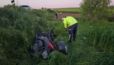 Edirne’de Motosiklet Kazası: Bir Vefat, Bir Ağır Yaralı